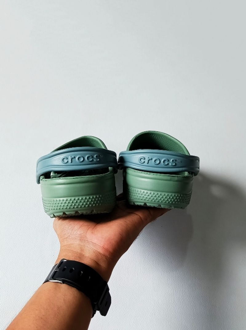 Crocs Classic Clog Green Zaitun, foto 4