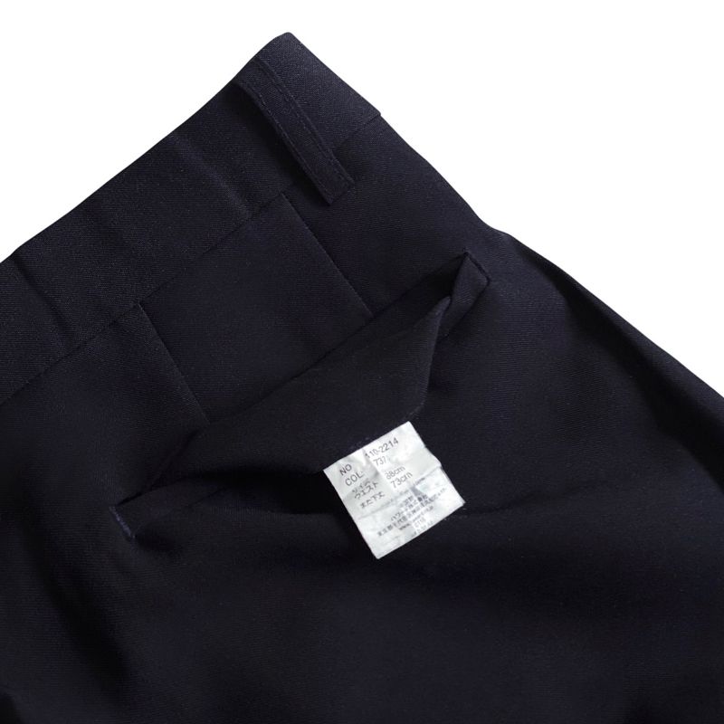 Basic Japanese active waist trousers dark mid navy regular s, foto 4