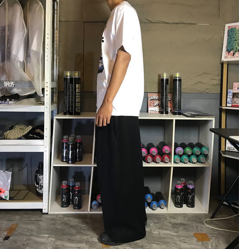 SWEAT PANTS BAGGY BLACK, foto 2