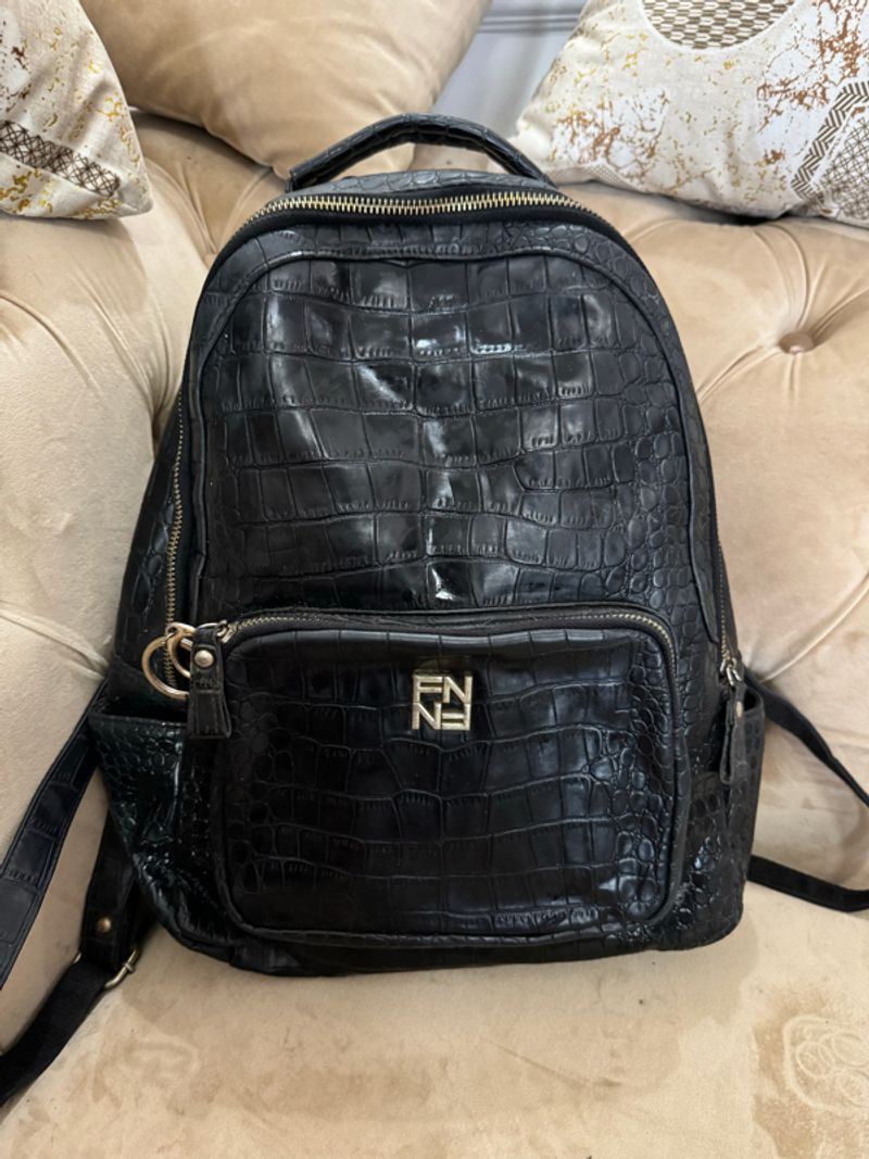 Felchinelly croco leather backpack, foto 2