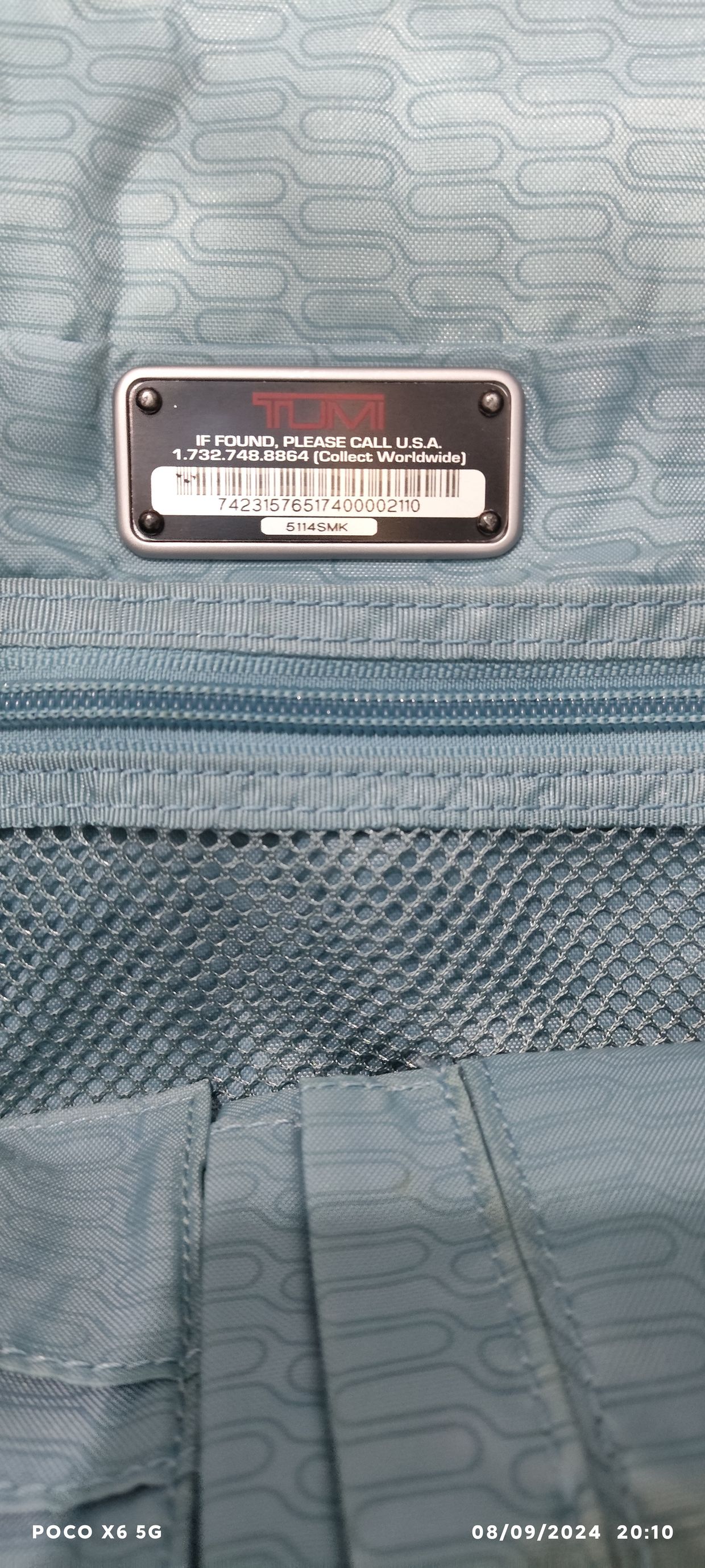 TUMI Casual Bag Pria orange gray, foto 3