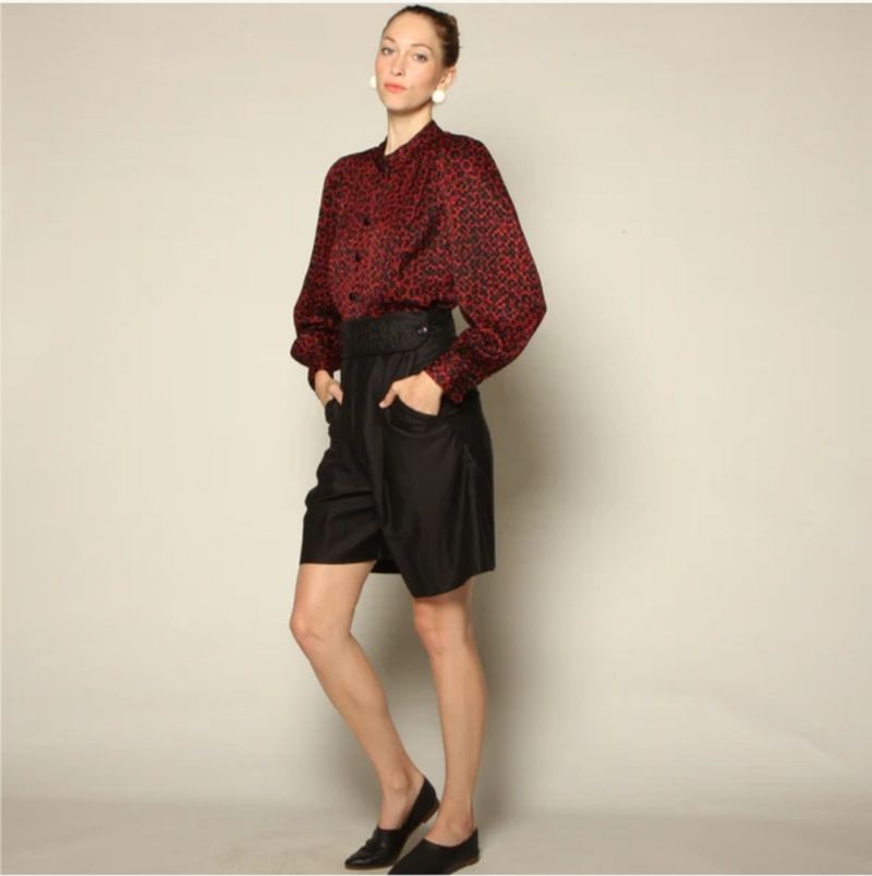 Pierre balmain Vintage silk blouse, foto 3