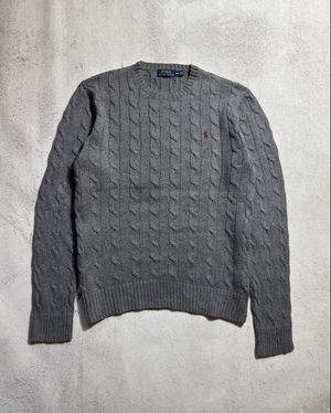 Polo Ralph Lauren cable knit grey