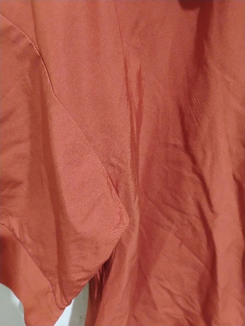 Orange Blouse Kimono Style, foto 3