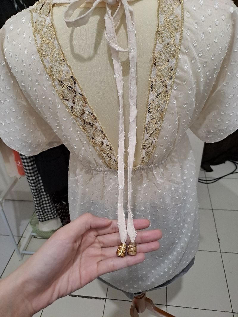 y2k sequin top, foto 2
