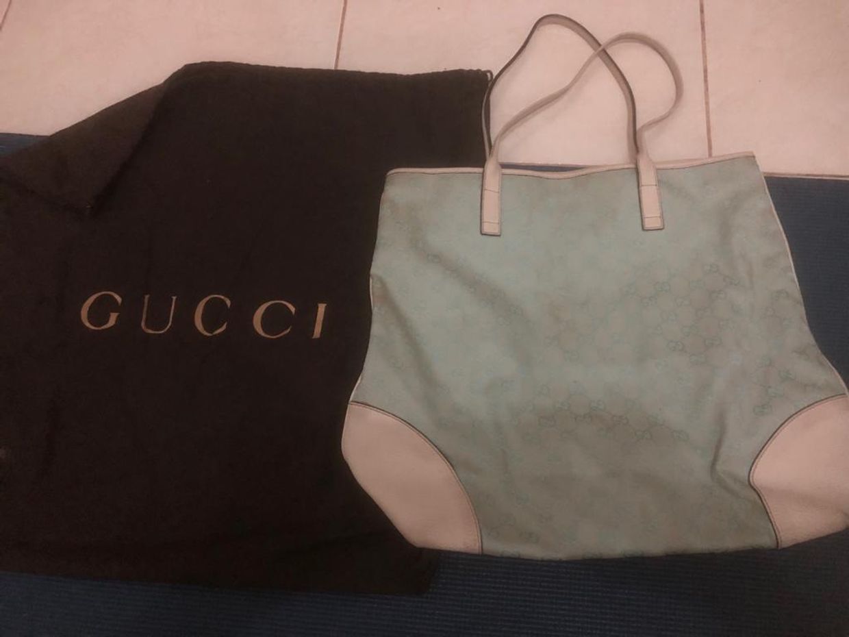 Blue sky tote Gucci. Authentic. All