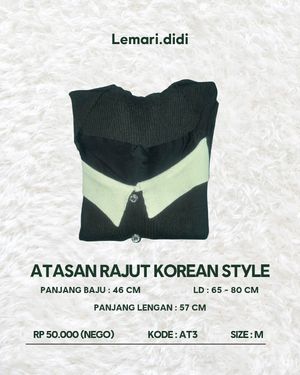 Atasan Rajut Korean Style
