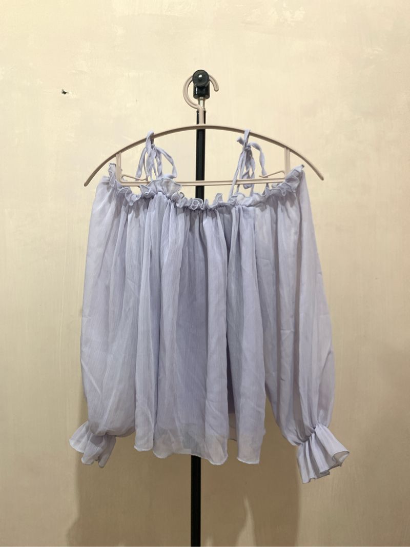 blouse sabrina baby blue, foto 2