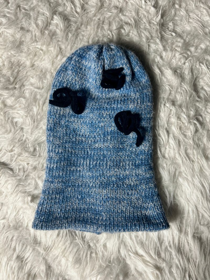 Ribbon Blue Crochet Hat, foto 2