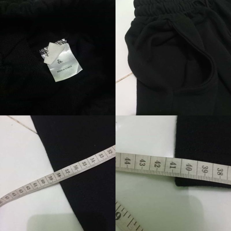 Men’s Black Sweatpants Shorts, foto 3