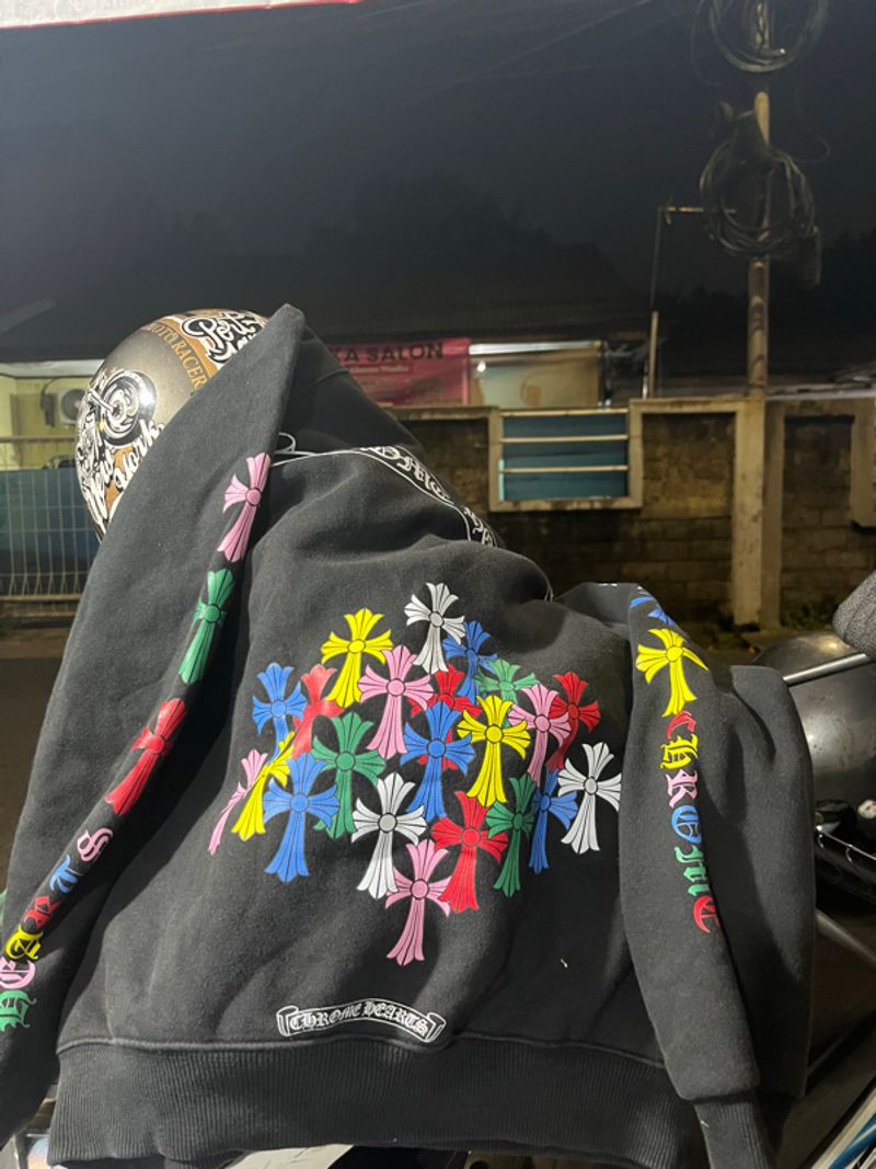 Chrome hearts multi color hoodie, foto 8