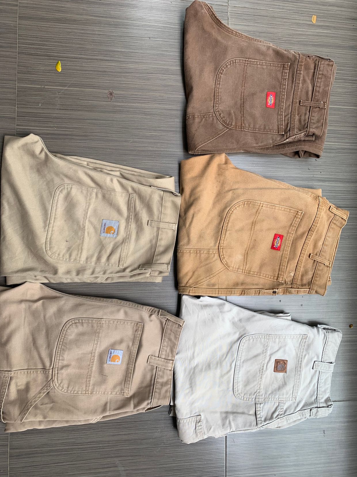 Carhartt Streetwear Indie Casual pants Pria tan brown cream
