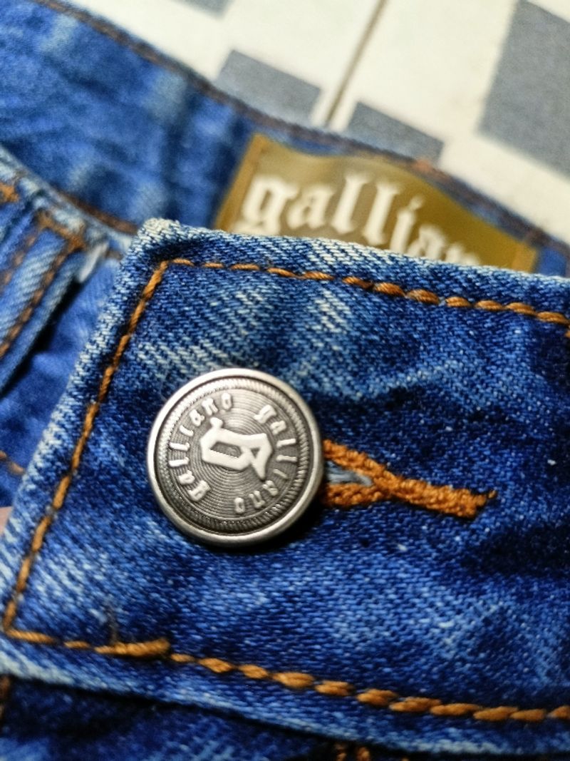 00s john galiano Union Jack Denim Jeans John Galliano Vintage 