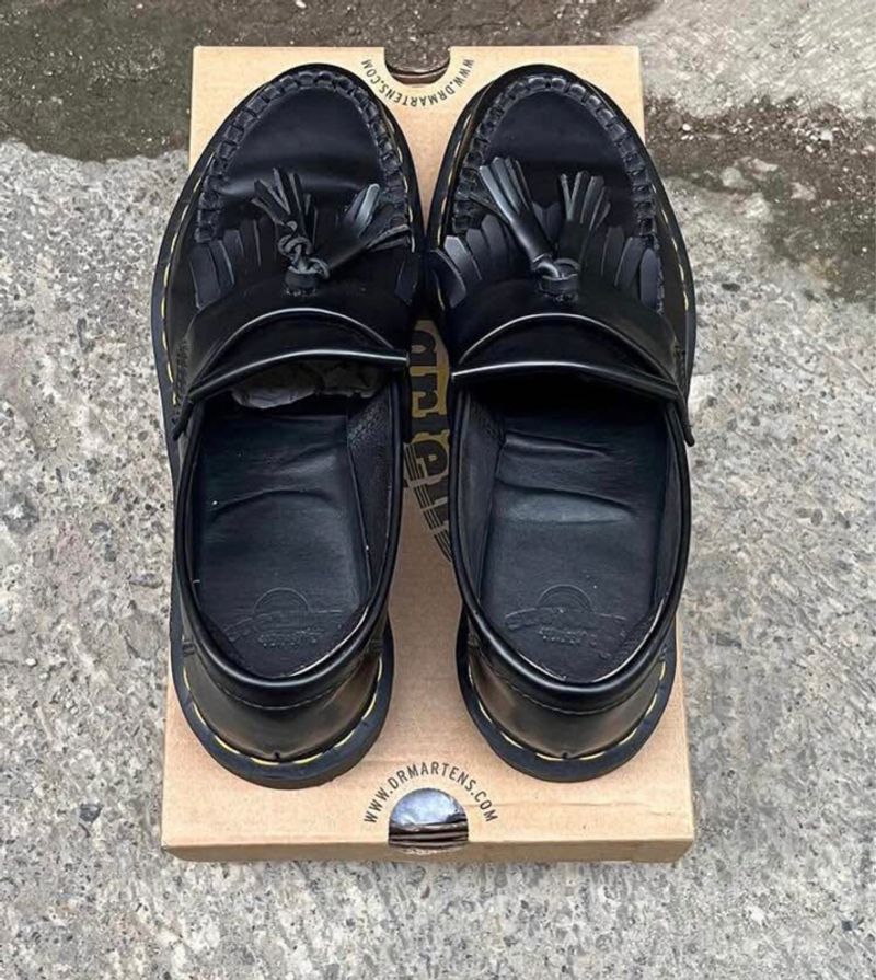 DrMartens Adrian Tassel YS Black Smooth, foto 2