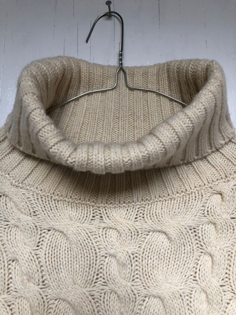 Sweater rajut kepang mode lucukk, foto 2