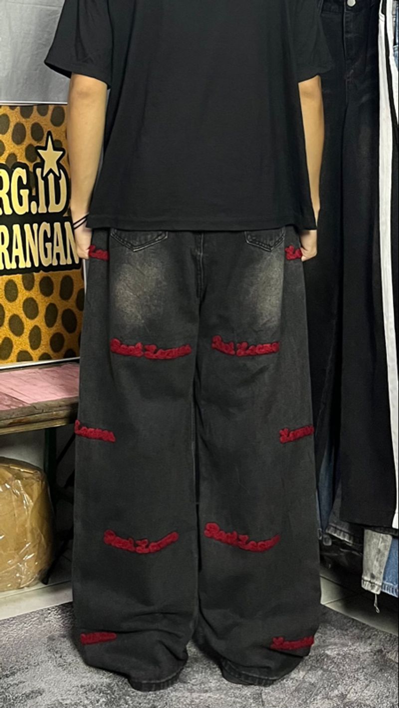 Baggy black wash patern, foto 3