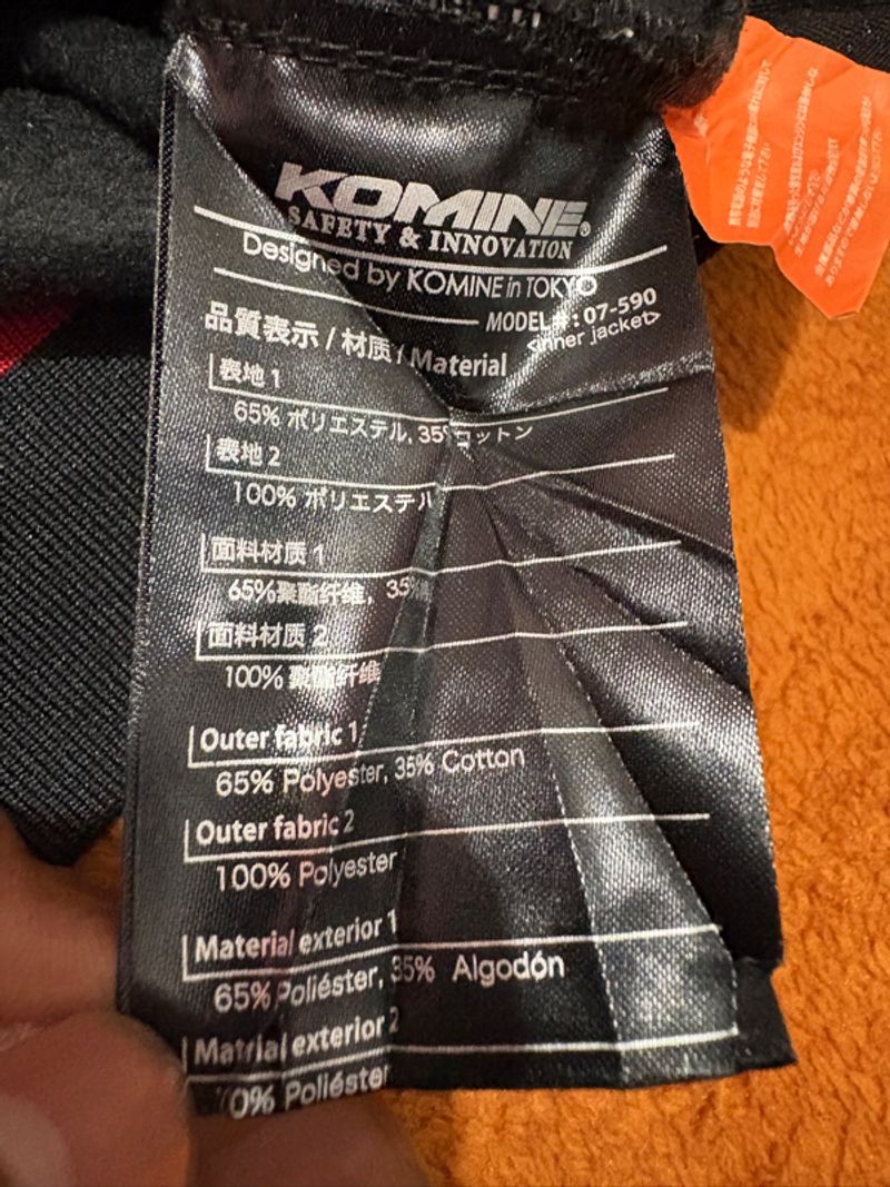 Komine Air-Vent Inner Hoodie Jacket, foto 4