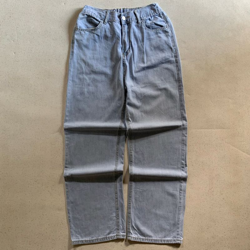 unbrand blue loose jeans, foto 3