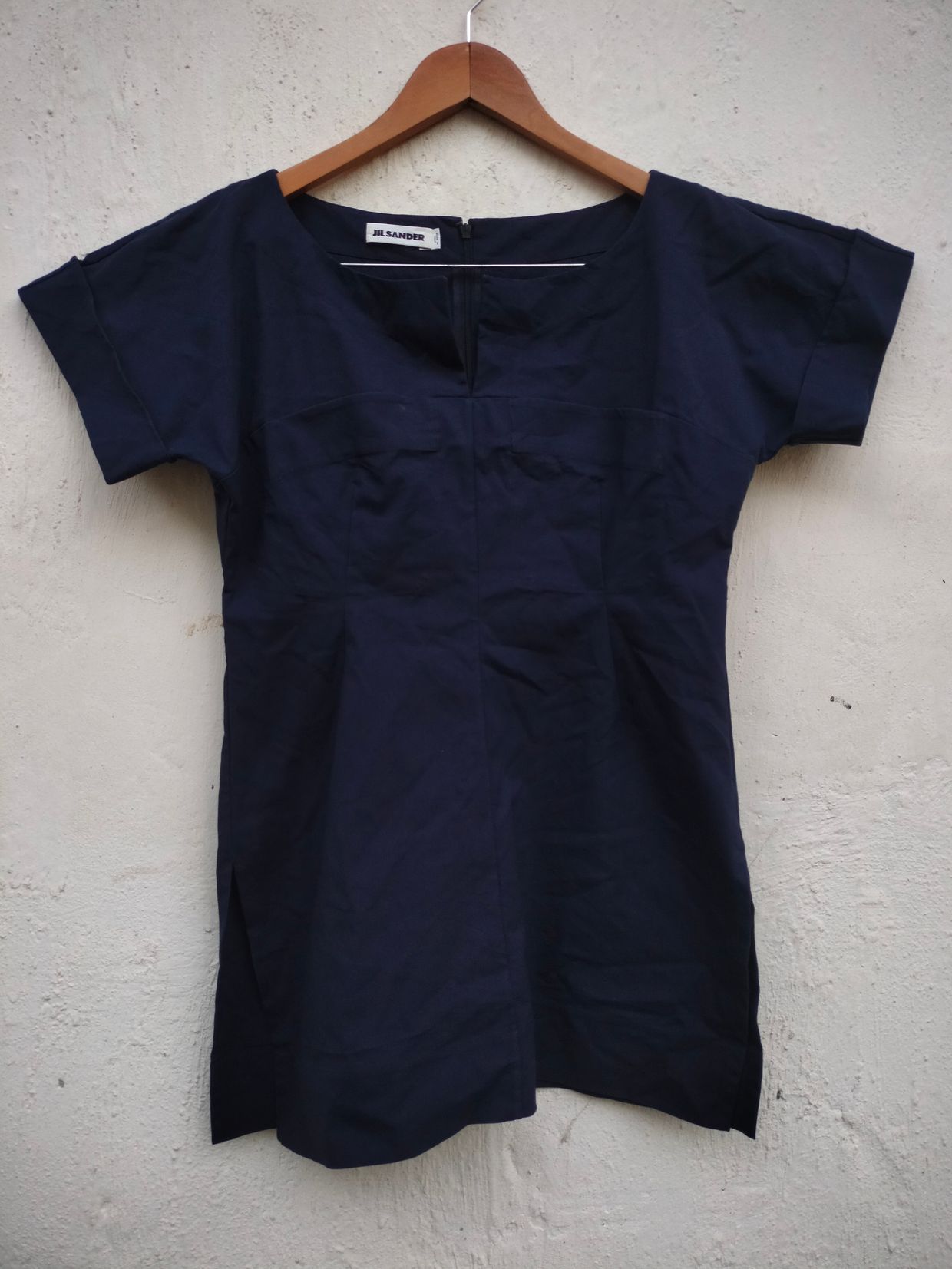 Jil Sander Avant Garde Casual Casual dress Wanita navy