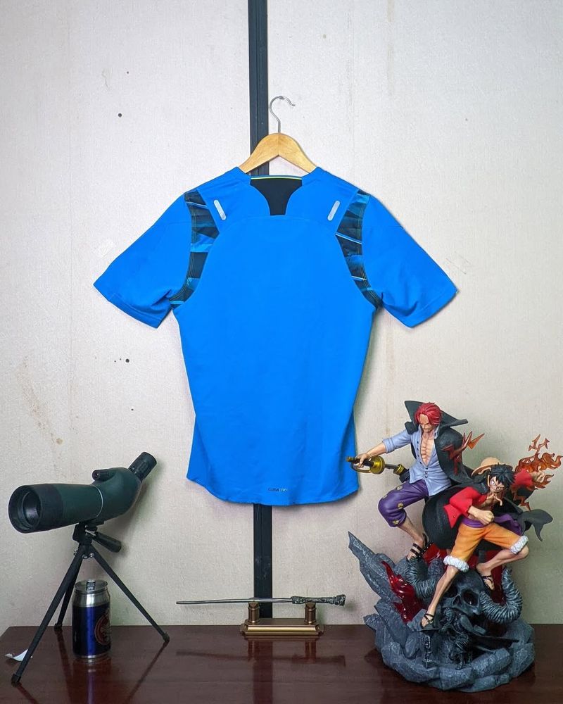 Adidas Jersey Biru Kerah kuning, foto 2