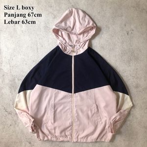 Jaket vintage colourblock