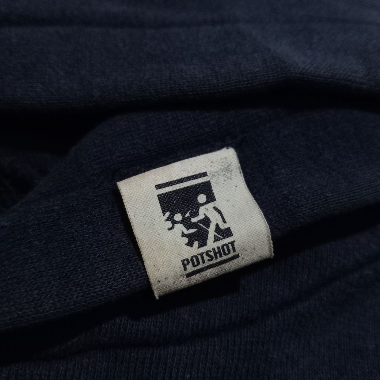 Vintage Hoody Pria black, foto 4