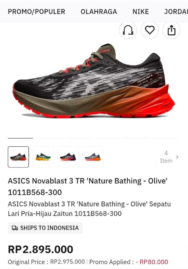 ASICS Novablast 3 TR 'Nature Bathing - Olive', foto 10