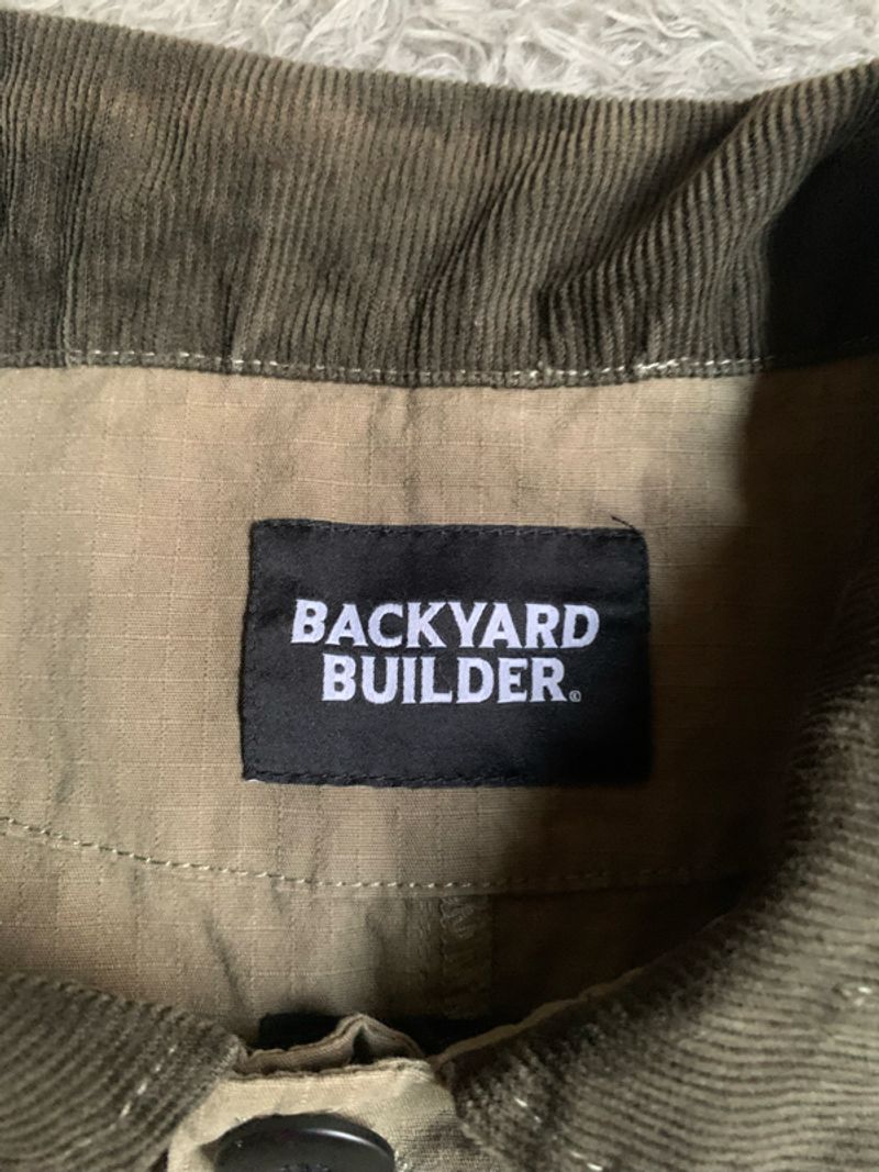 Backyard builder hunting chore jacket vintage harrington, foto 3