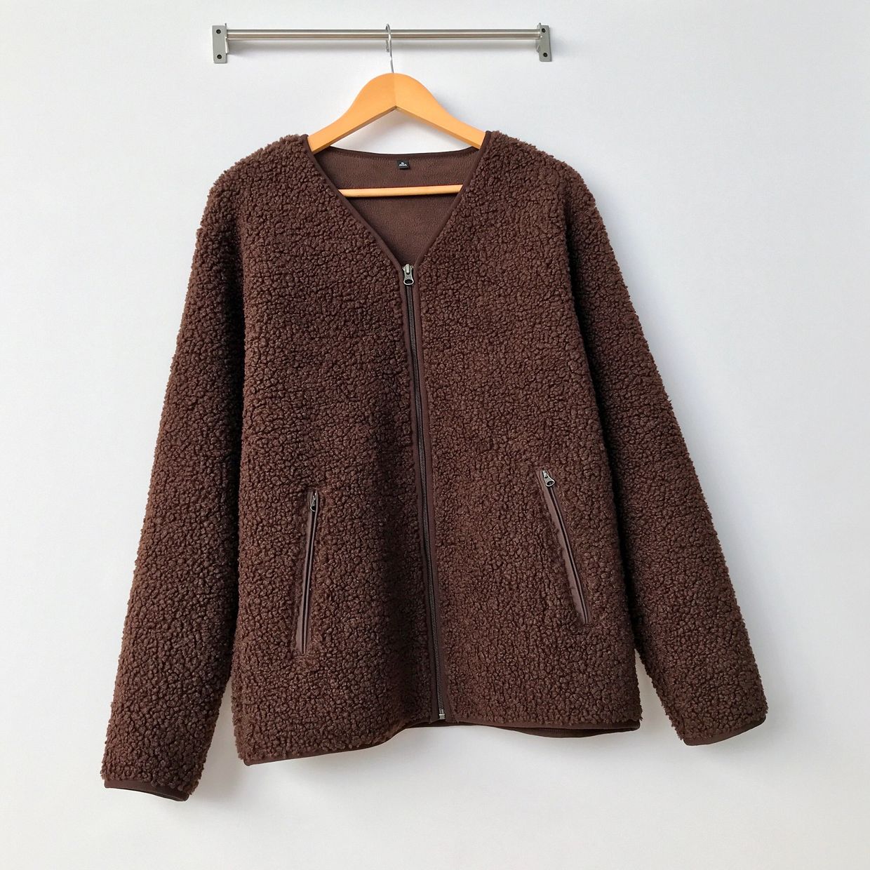 Uniqlo Vintage Casual Windbreaker Pria brown