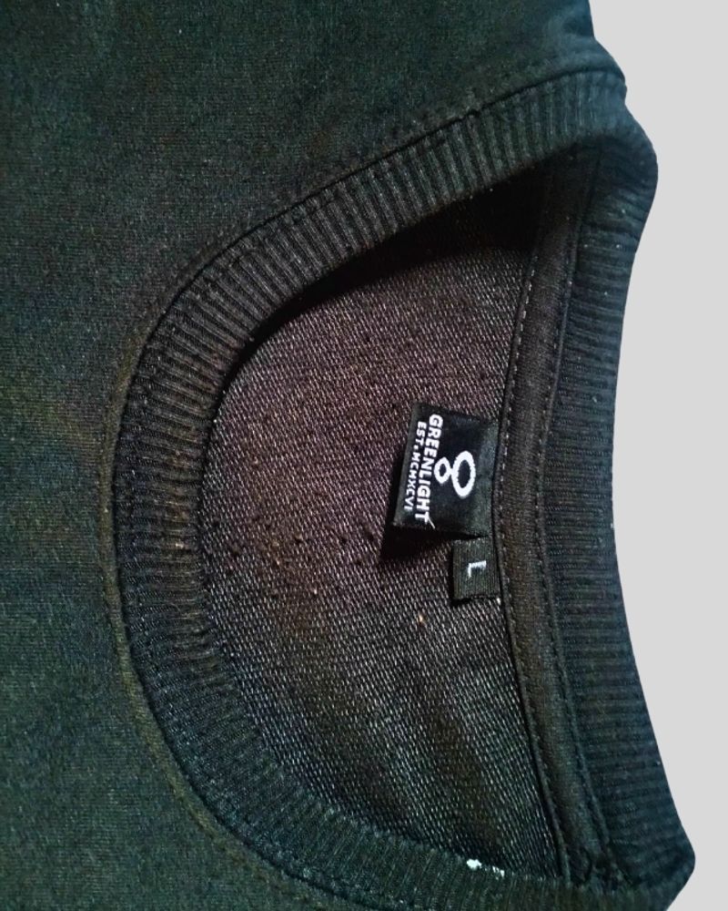Sweater hitam unisex rework CAS, foto 5