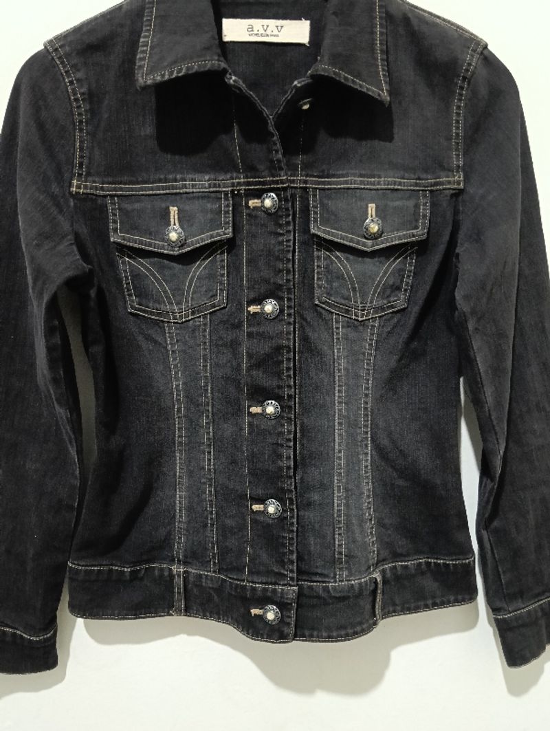 Michel Klein Paris AVV Trucker Denim Jacket, foto 5