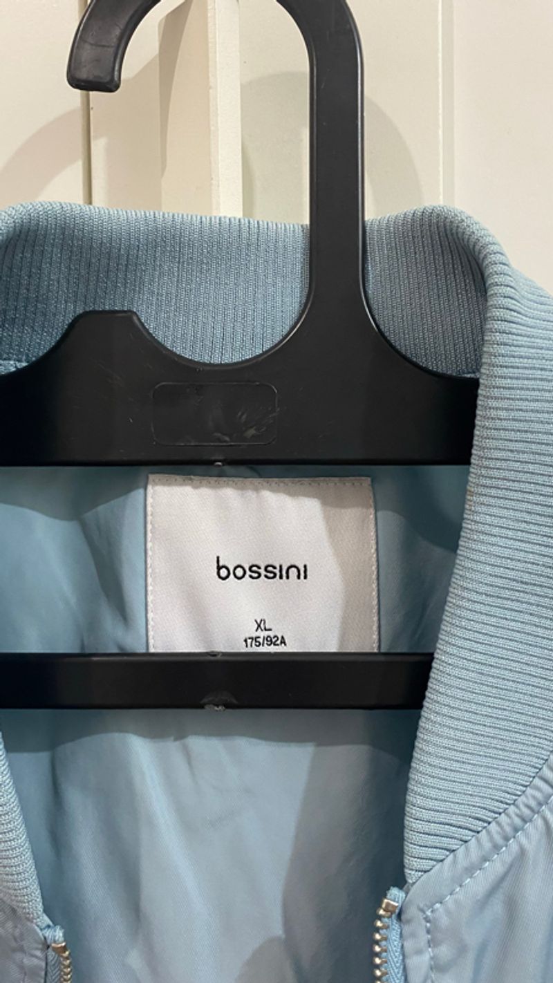 Bossini Oversized Sky Blue Bomber Jacket Size XL, foto 4