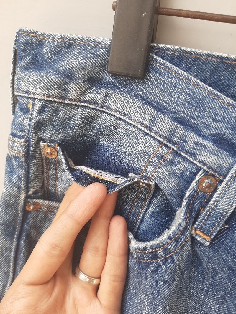 Levis 501 Selvedge denim, foto 6