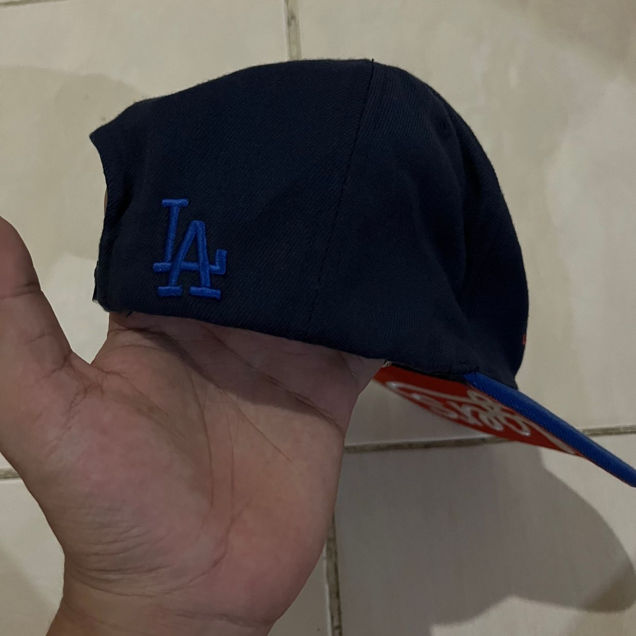 MLB Vintage Hat Pria black blue, foto 3