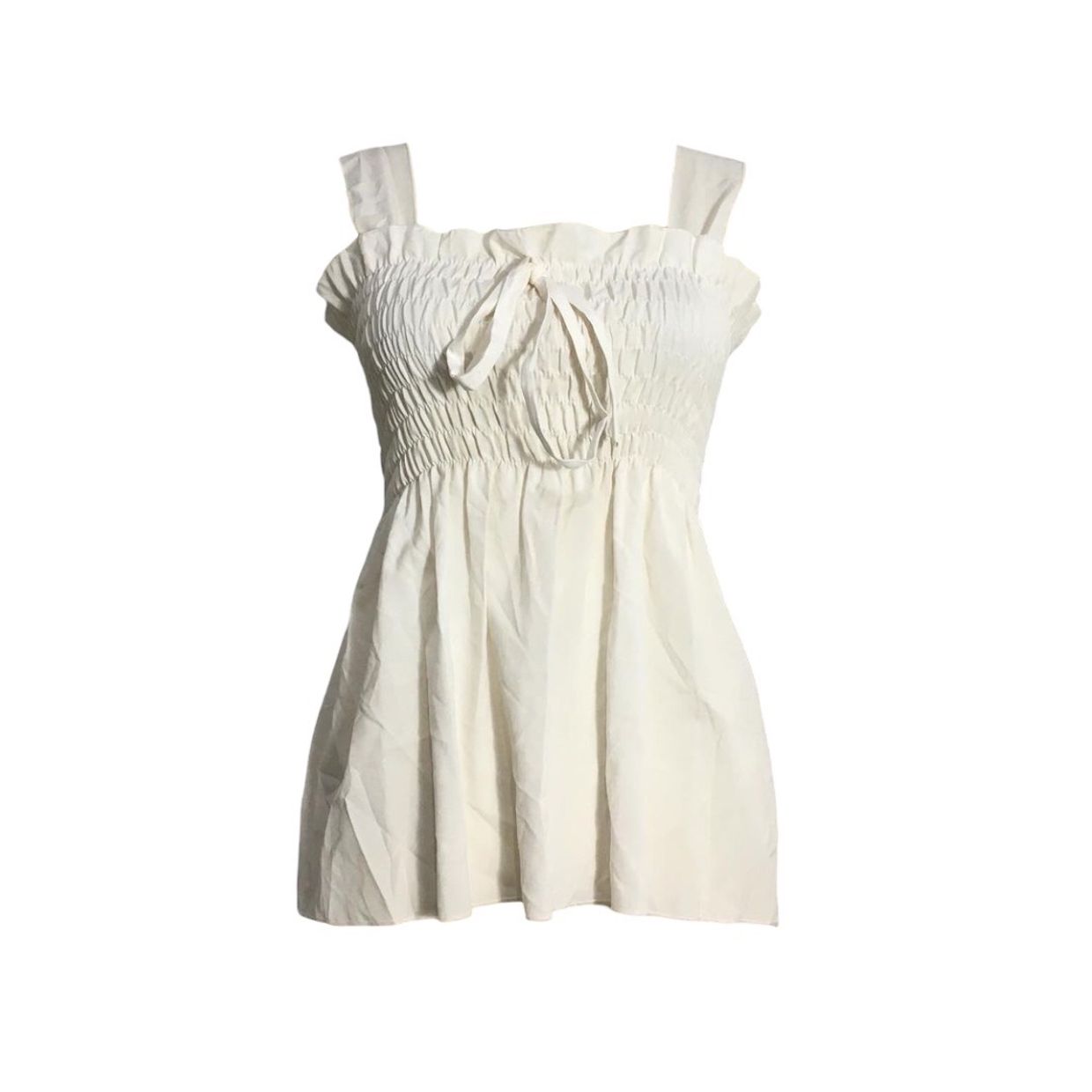 Cottagecore Coquette Crop top Wanita white