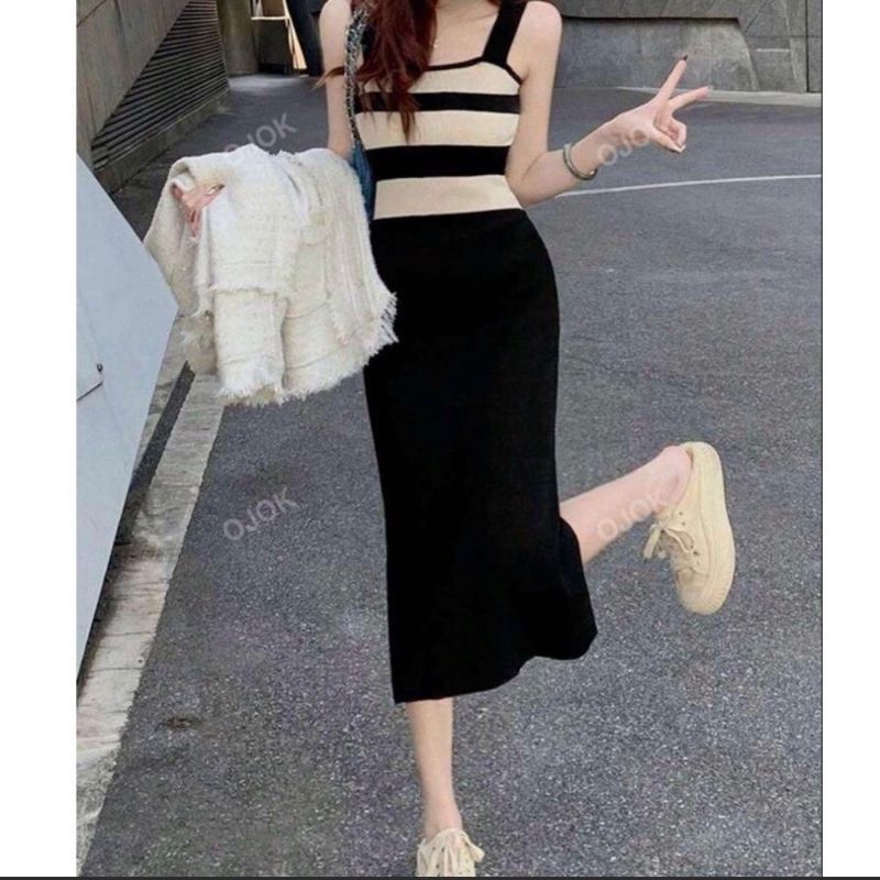 RIB KNIT BODYCON DRESS, foto 2