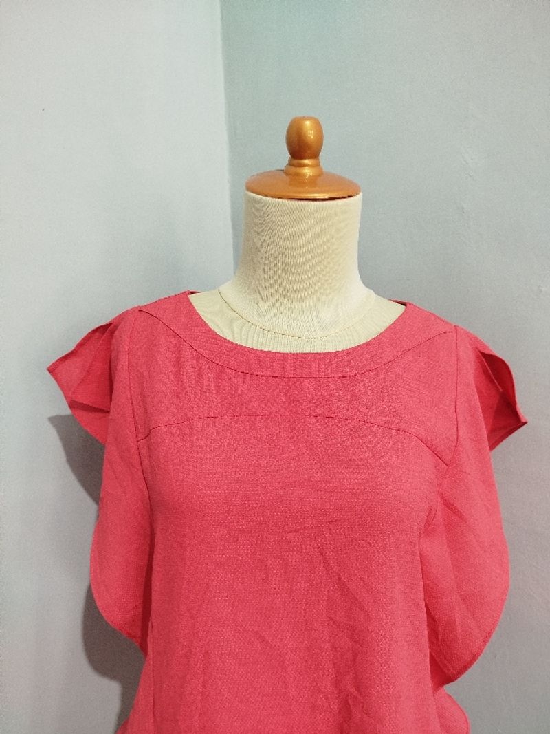 Blouse Lengan Kupu Kupu, foto 2