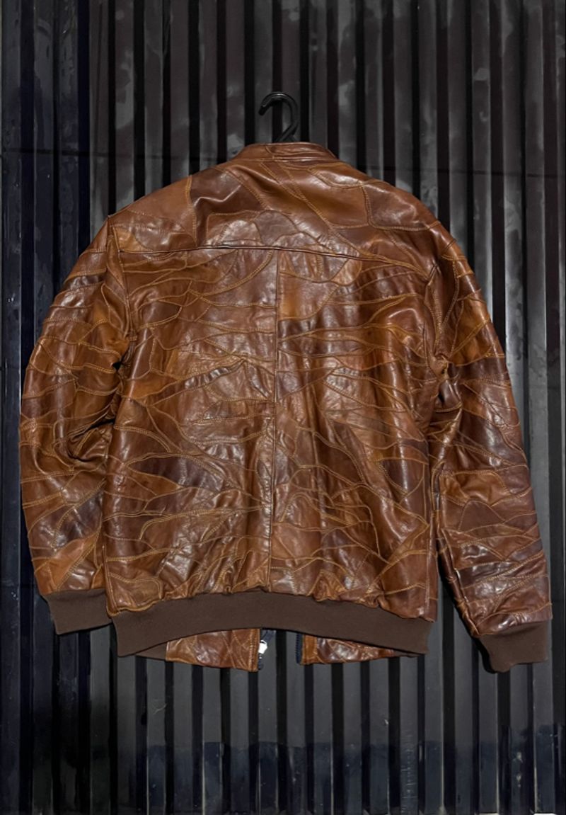Leather Bomber Jacket, foto 2