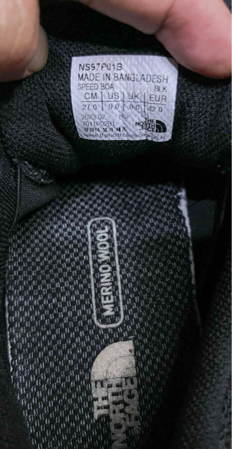 TNF BOA Size 42 Insole 27cm, foto 4