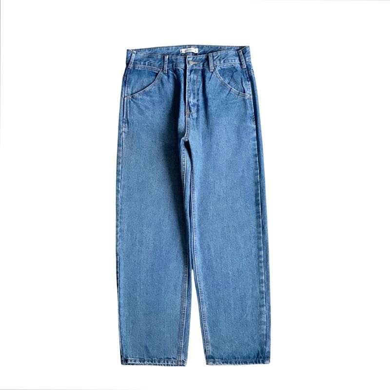 Kill City denim pants blue regular tapered fit jeans celana Preloved