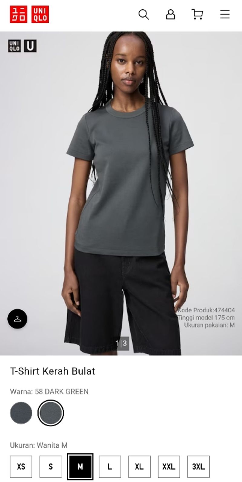 Uniqlo U tshirt Gray, foto 3