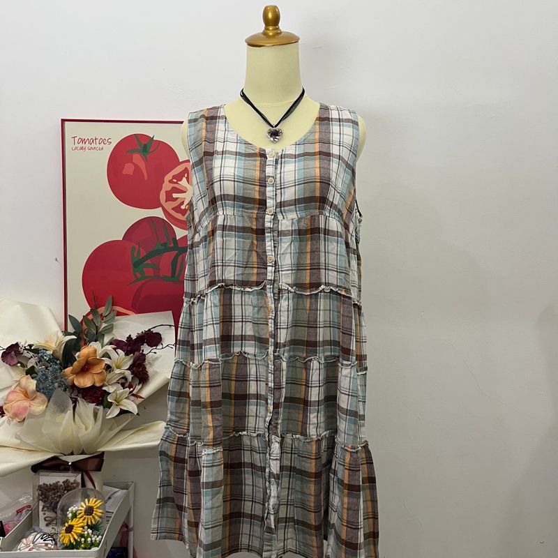 plaid tiered dress, foto 6