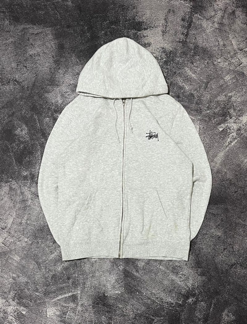 Hoodie Zipper Stussy Basic, foto 3