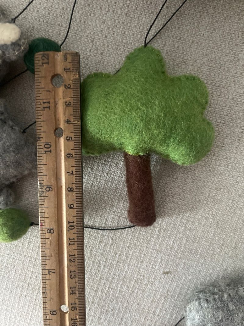Gantungan crib felt bayi, foto 9