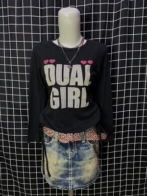 y2k dual girl long sleeve