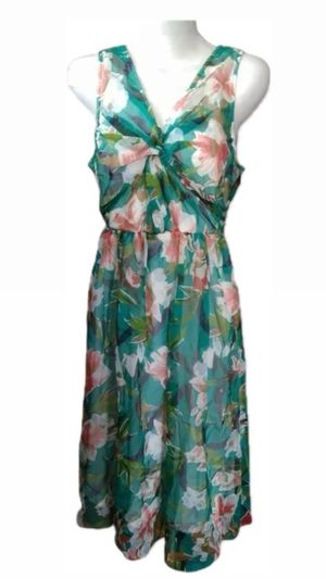 Dress Bunga Hijau