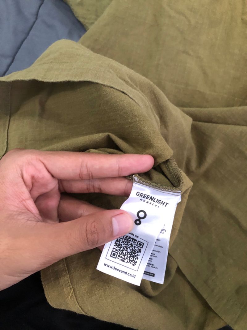 Kemeja Oversize Green Light, foto 3