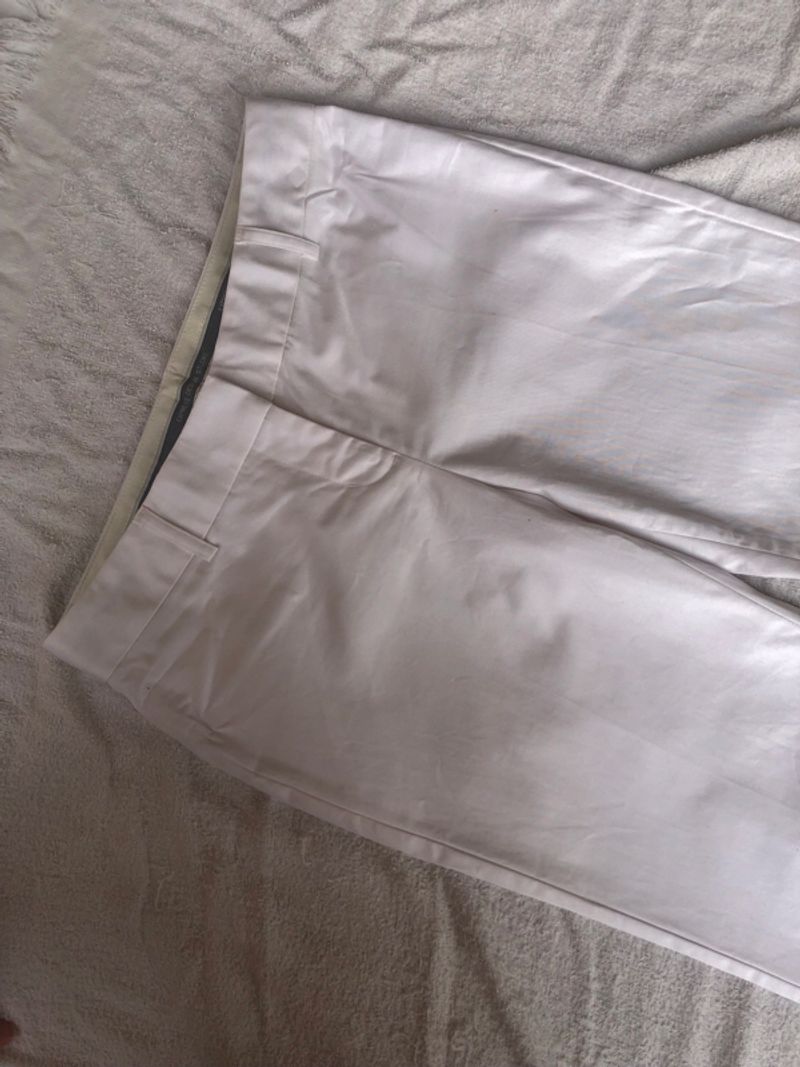 flare pants white, foto 4
