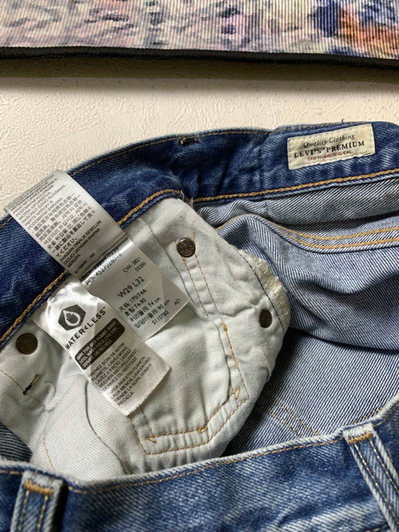 Jeans Levi’s 501 Selvedge, foto 8