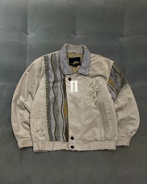 Vintage Casual Jacket Suede Knitwear